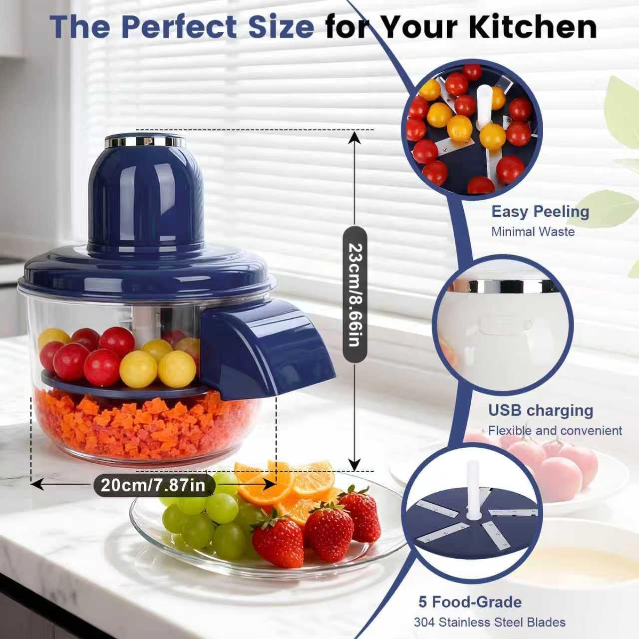 Automatic Grape ,potato ,small fruits Peeler Machine
