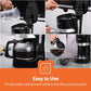 Coffee Maker, 1.5L Removable Filter Coffee Machine, | High Temperature Glass Carafe