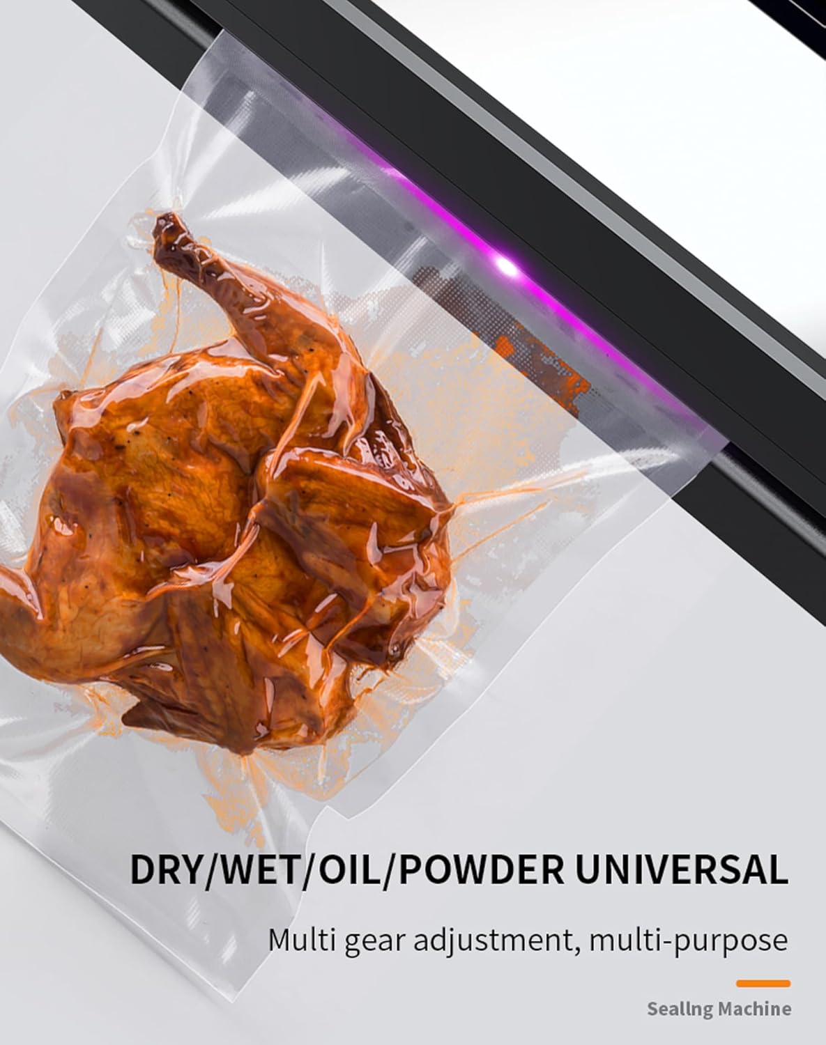 5-in-1 Food Vacuum Sealer Machine with vaccum seal bags for Dry and Moist Food