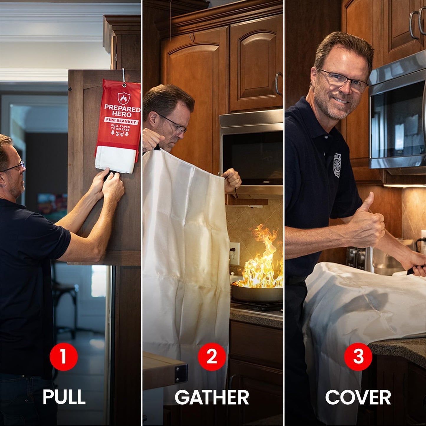 Emergency Reusable Fire Shield Blanket