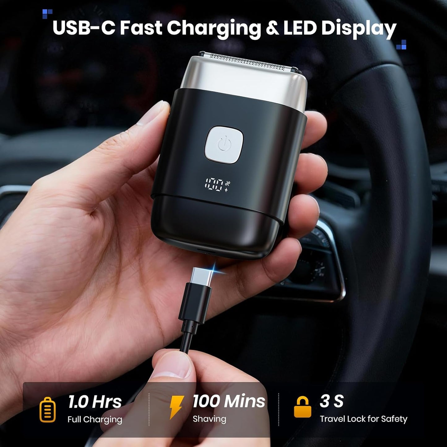 Upgraded 3D Electric Razor for Men