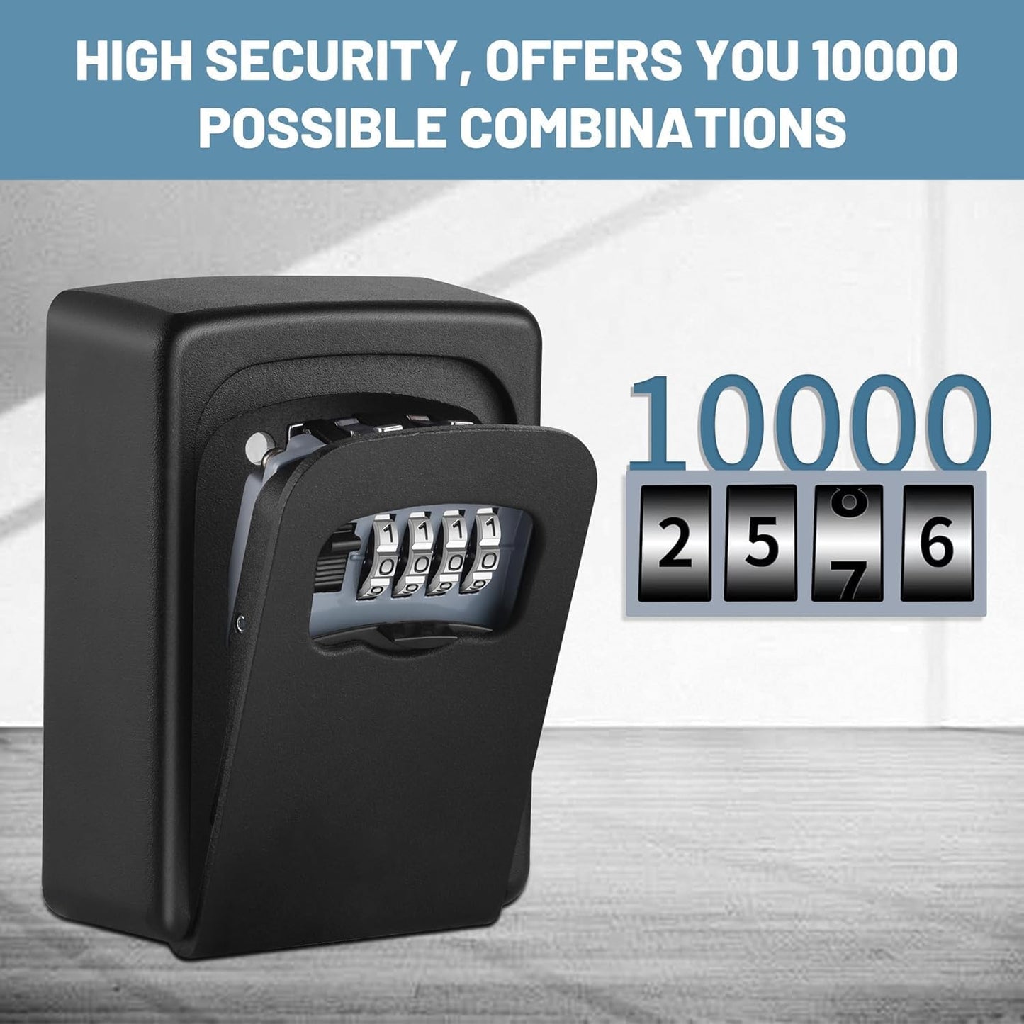 Key Lock Box for Outside - Sturdy and Durable
