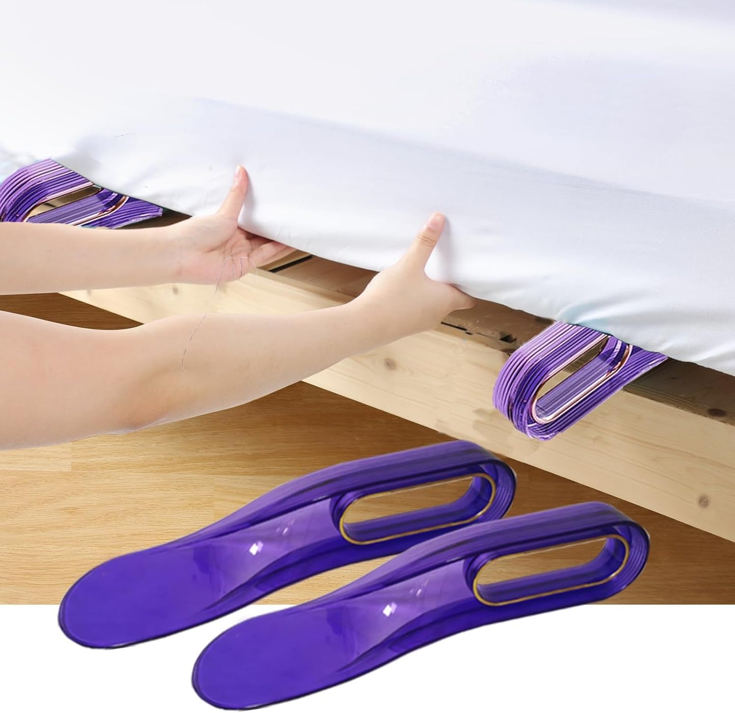 Set of 2pcs Bed Mattress Lifter, Mattress Wedge Elevator