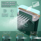 Portable Air Conditioner, Cooling Fan (20cm x 9cm x 26cm) with Ice Tray and 5 Mist, 7 Night Light, 8H Timer