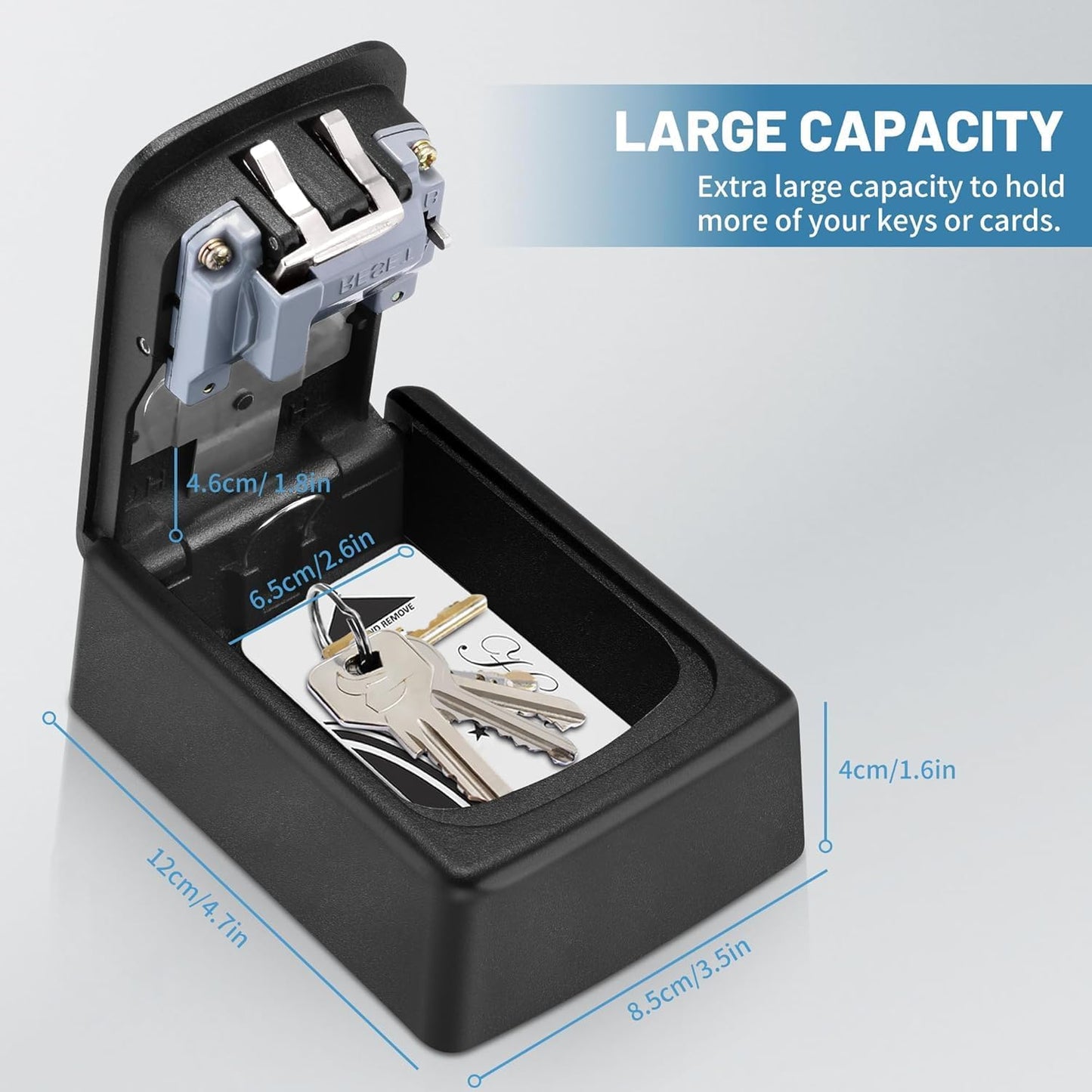 Key Lock Box for Outside - Sturdy and Durable