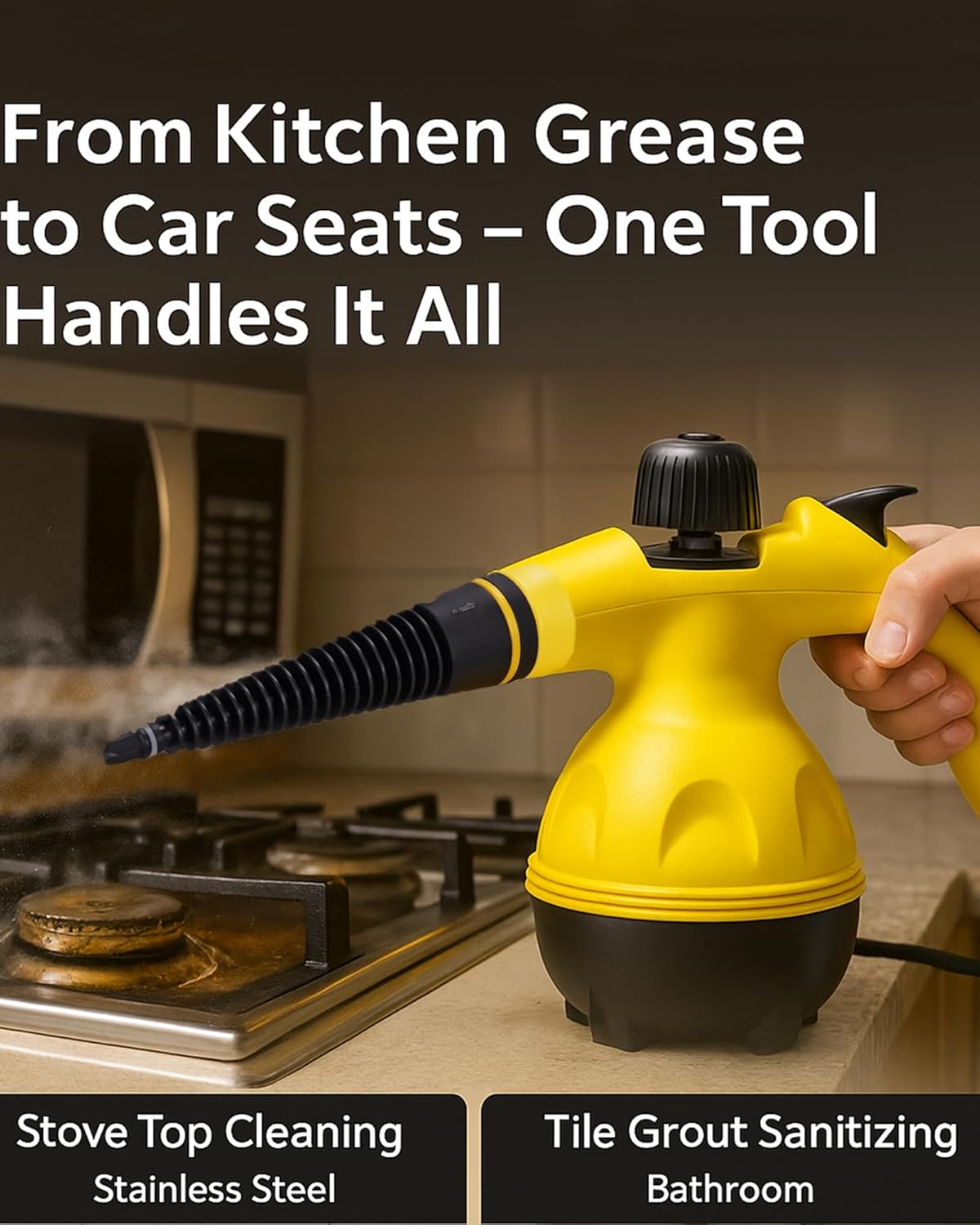 Deep Clean Without Chemicals – Handheld Steam Machine Flying Off Shelves