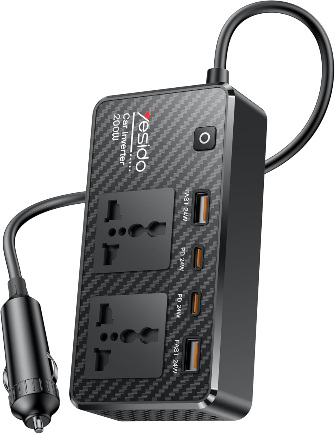 Yesido CAR INVERTER• 200W Vehicle Power Inverter