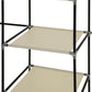 3 Folding Wardrobe, Fabric Closet, comes with jointed metal rods color vary