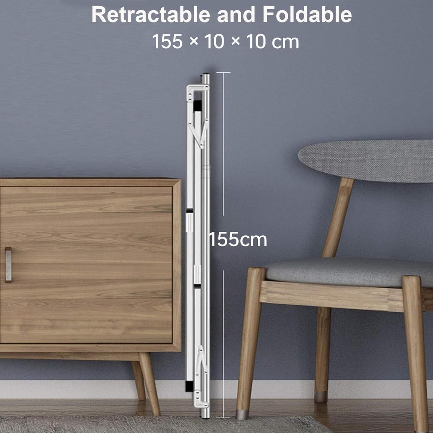 High end foldable Clothes Drying Rack 78 inches Heavy Duty  stainless steel