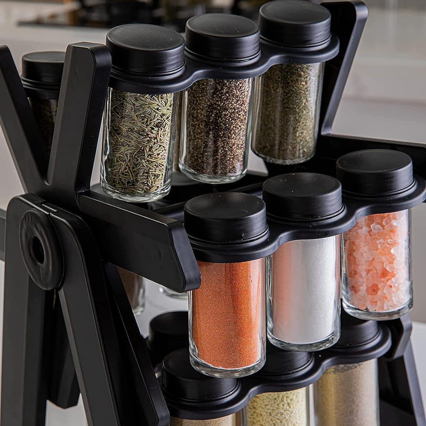 Ferris Wheel Spice Rack 18 spice carousel jars