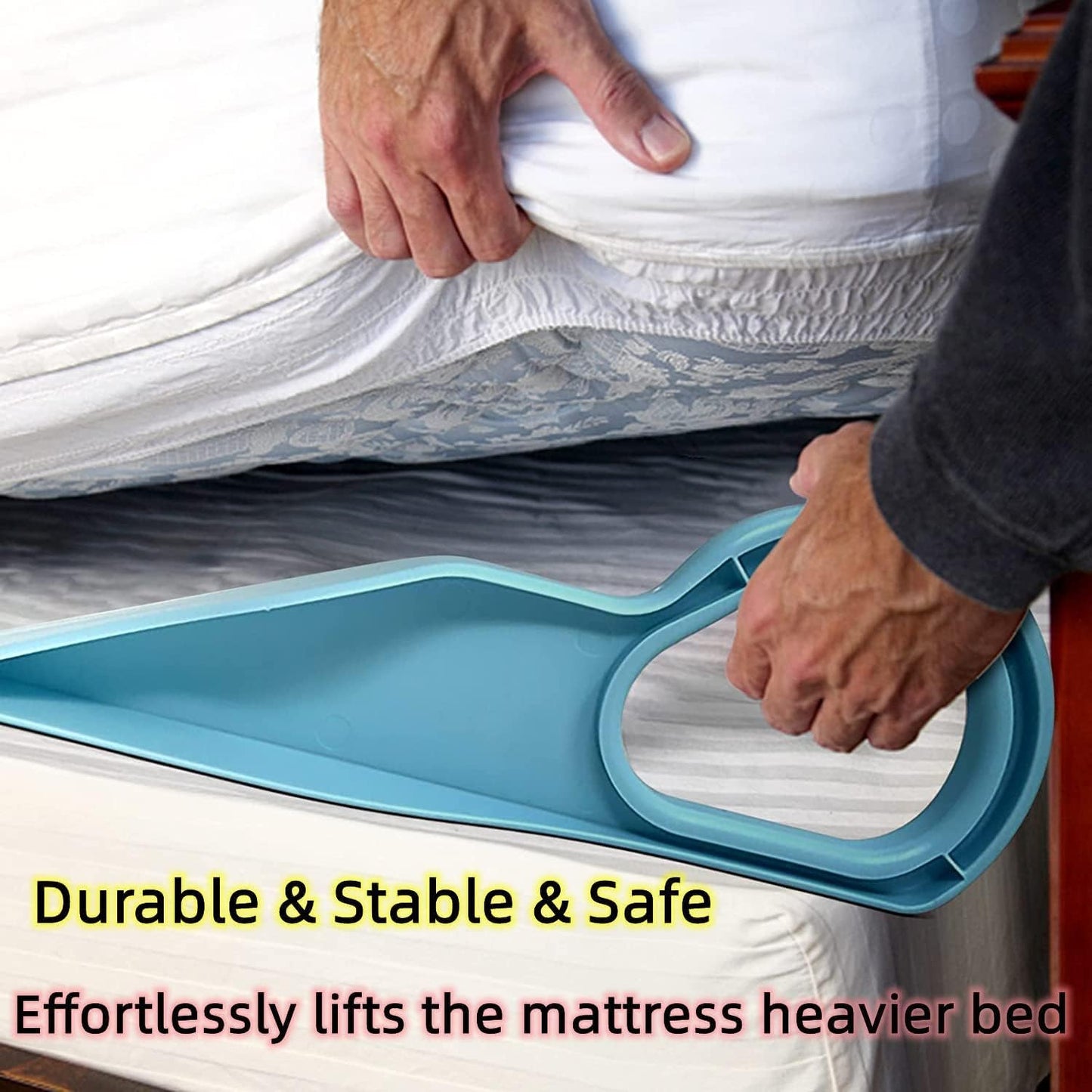Set of 2pcs Bed Mattress Lifter, Mattress Wedge Elevator