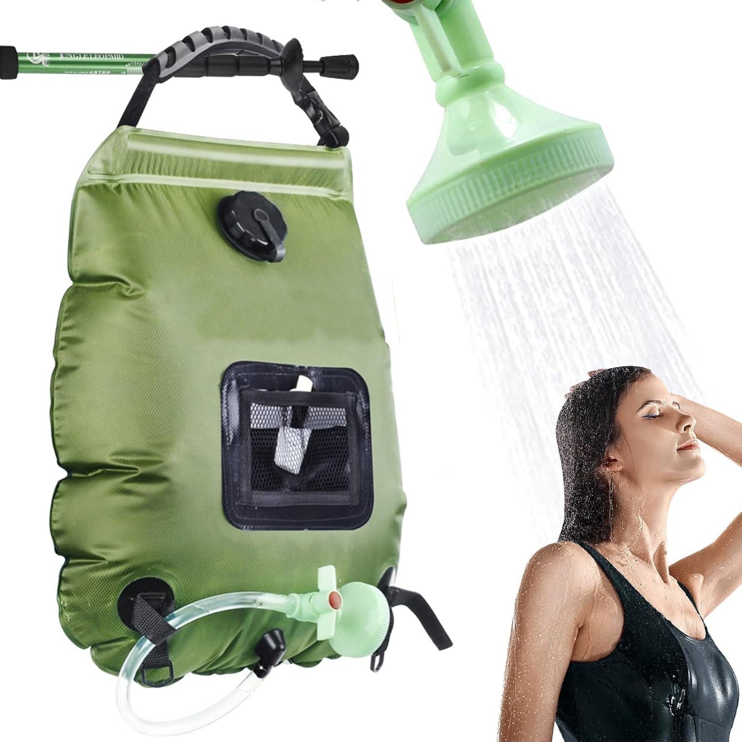 Solar camping Shower Bag, 5 Gallons/20L Camping