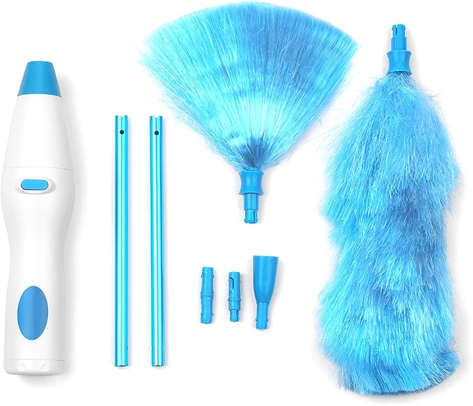 Hurricane Handheld Battery Operated Electric Spin Duster Duster