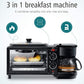 Hoffmans Home Breakfast machine maker coffee , oven , grill  multifunctional 3-In-1 Family Size Electric Breakfast Station