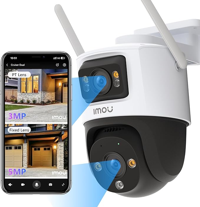 Electric 5K Outdoor Wireless Camera security , waterproof  (Wifi compability) with two way audio speaker