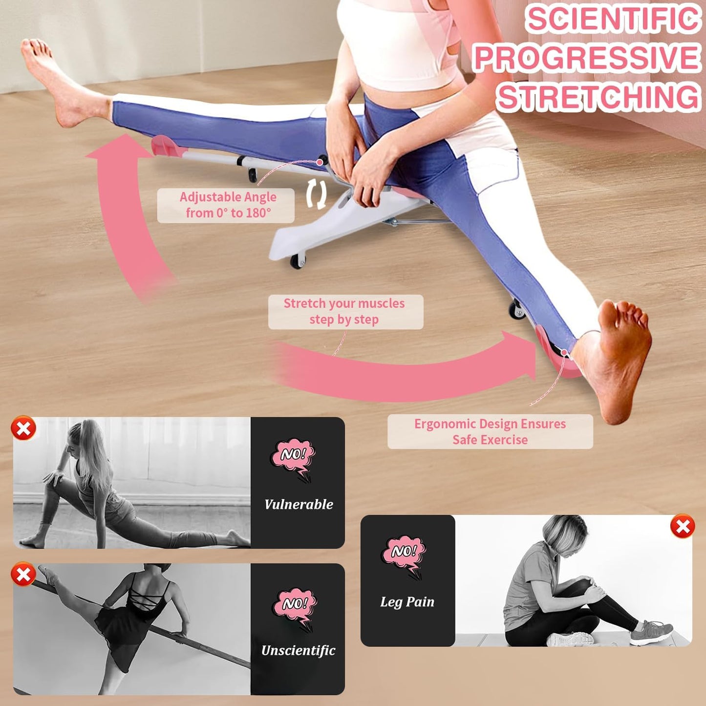 Leg Stretcher, Split Machine for Leg Stretching