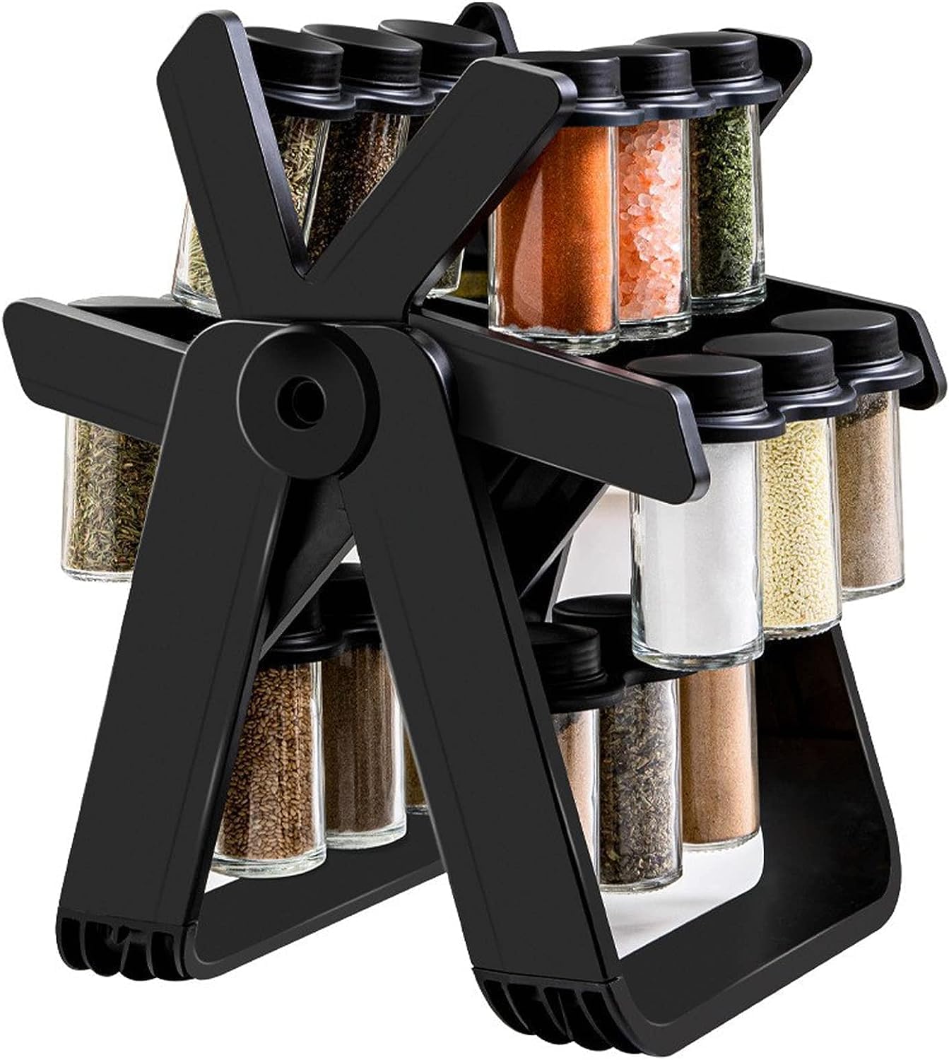Ferris Wheel Spice Rack 18 spice carousel jars