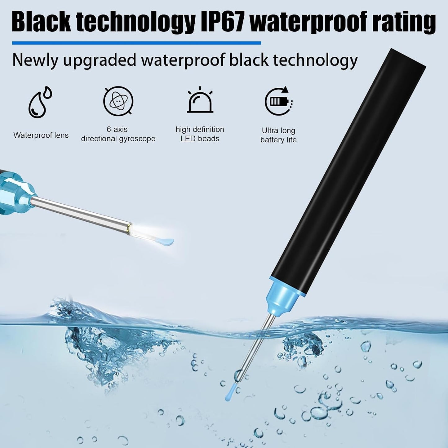 Earwax Remover Tool with 7 Pcs Set IOS/Android