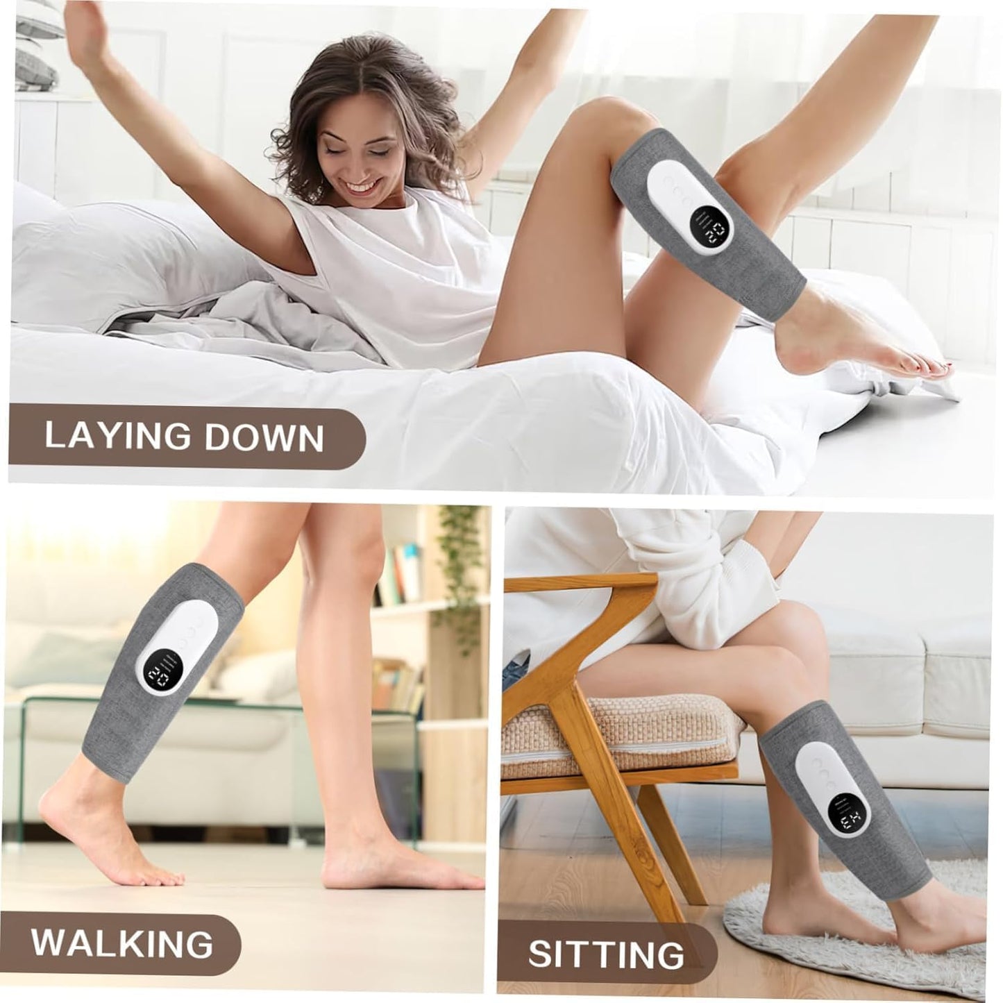 Calf Air Compression Massager for Circulation and Pain Relief, Leg Massager