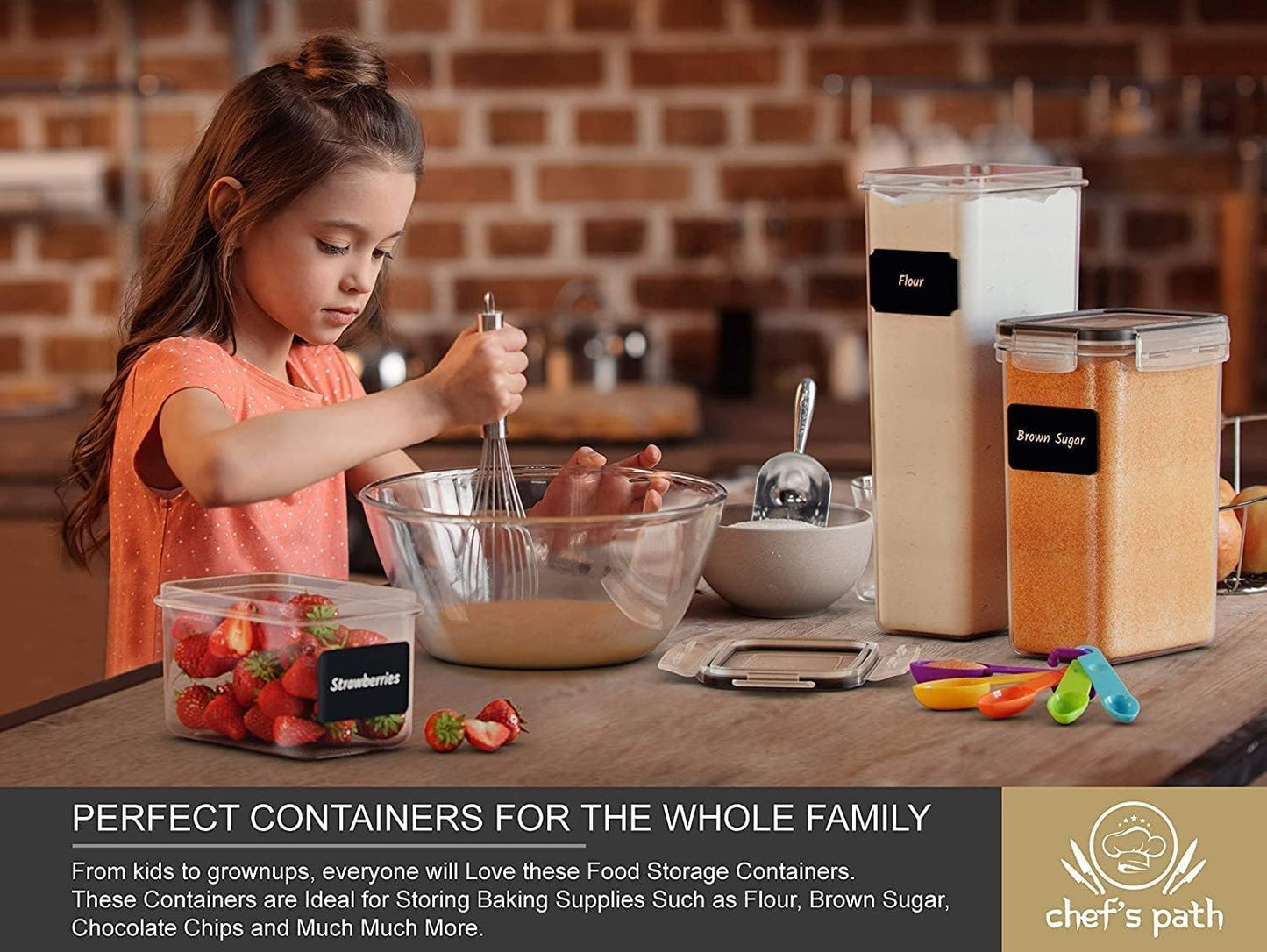 Airtight 7 pcs Food Storage Containers unbreakable