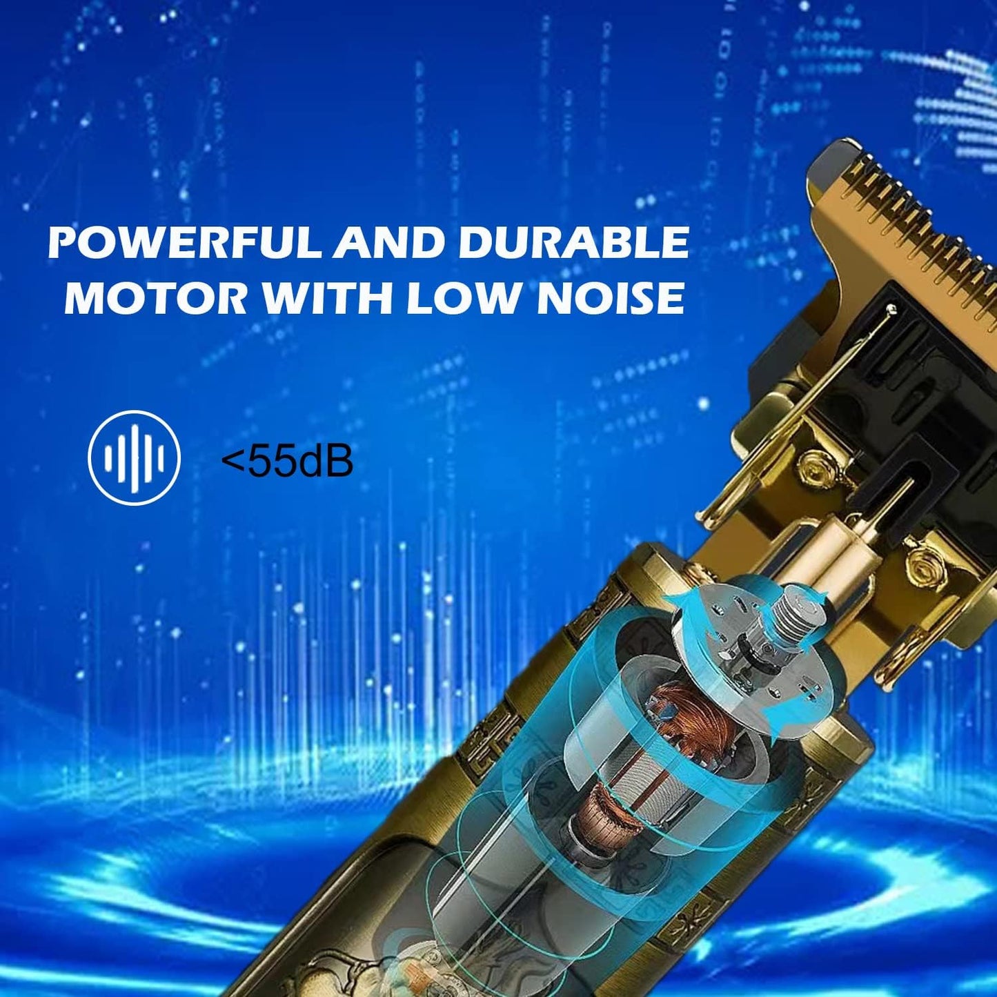 Professional Hair Cutter For Men and Rechargeable  Shaver , Hair Trimmer Machine black color