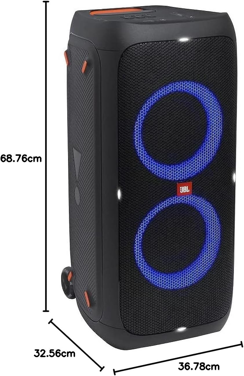JBL PartyBox 310 Portable Party Speaker with Dazzling Lights and Powerful JBL Pro Sound, 18H Battery