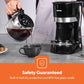 Coffee Maker, 1.5L Removable Filter Coffee Machine, | High Temperature Glass Carafe