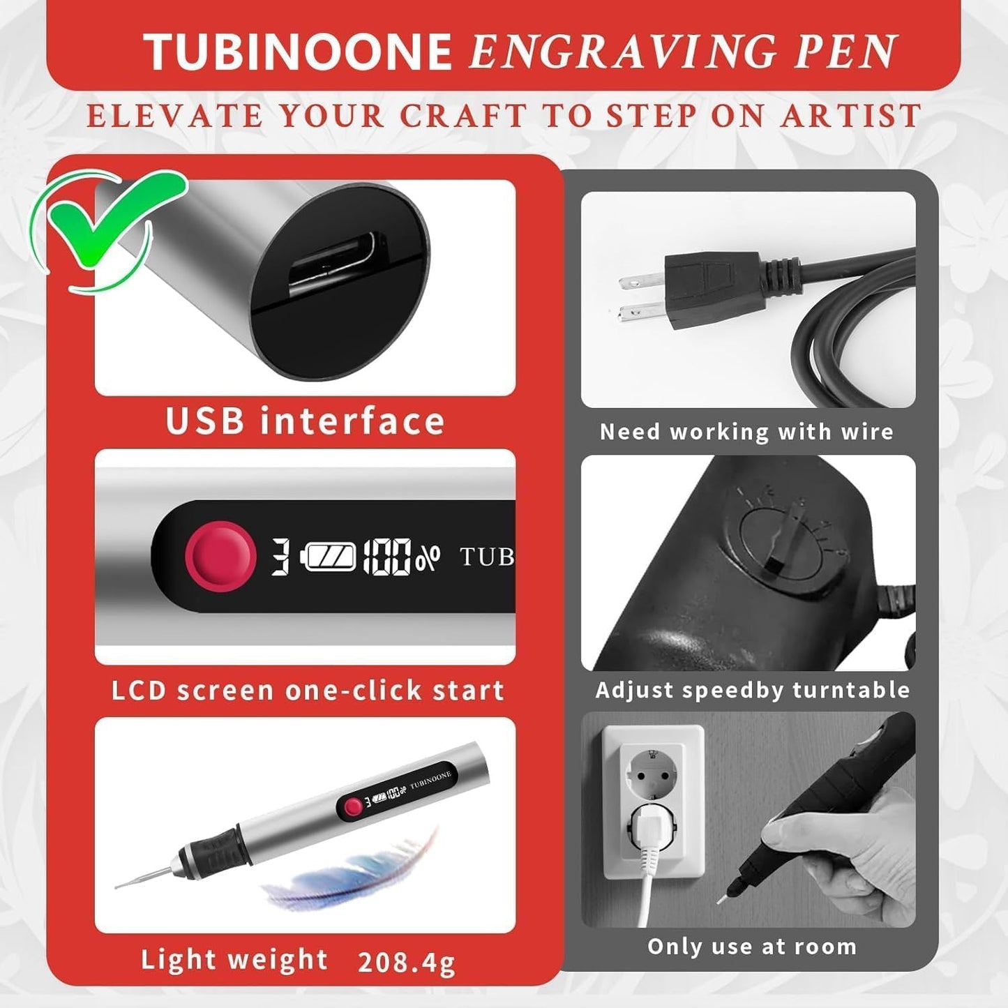 Rechargeable Engraving Pen, Ultimate Cordless portable