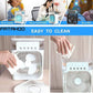Portable Air Conditioner, Cooling Fan (20cm x 9cm x 26cm) with Ice Tray and 5 Mist, 7 Night Light, 8H Timer