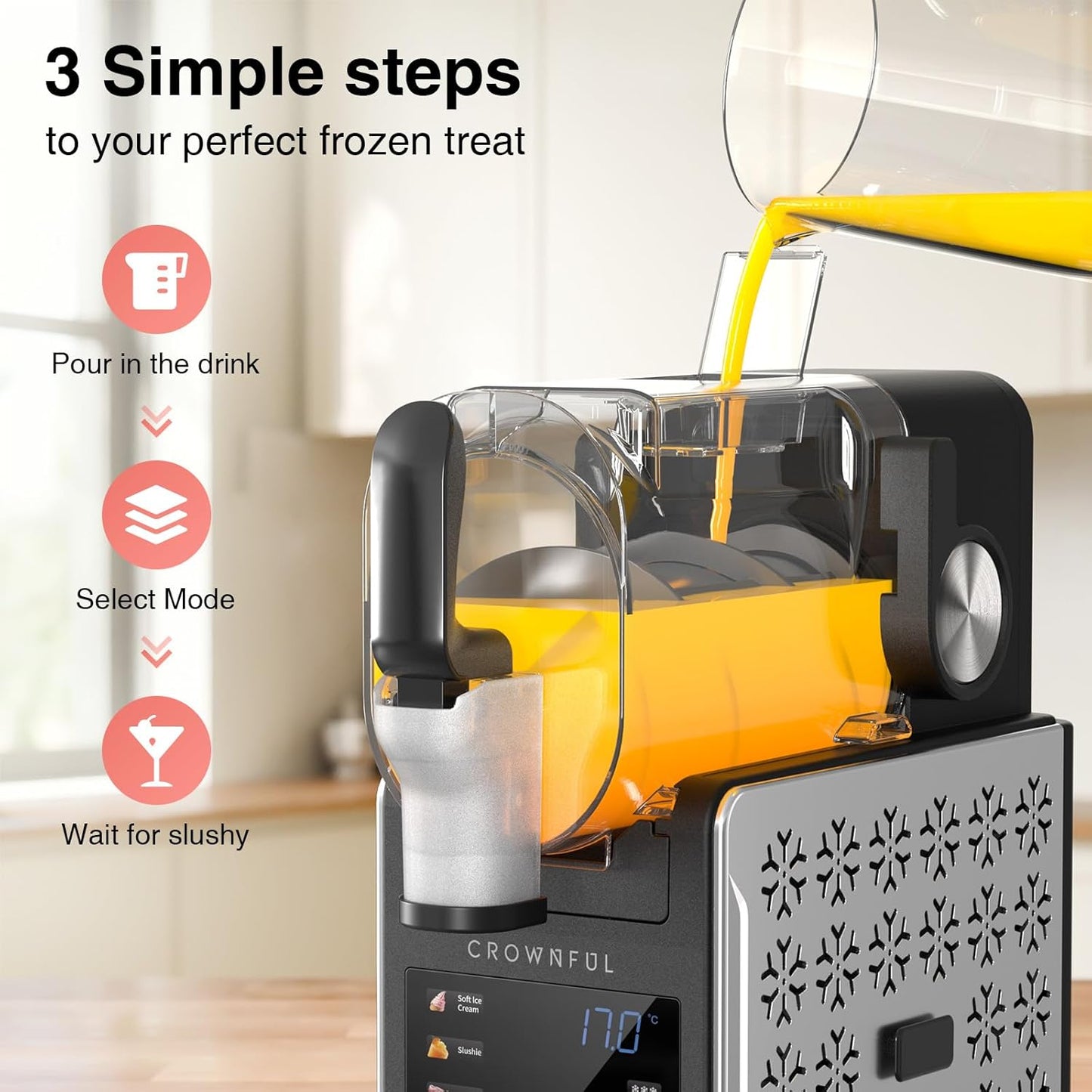 Portable slushie machine Home/business (Ready in 17minutes)