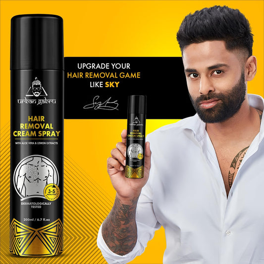 Urbangabru Hair Removal Spray (200 ml) | Body Hair Removal In 10 Minutes