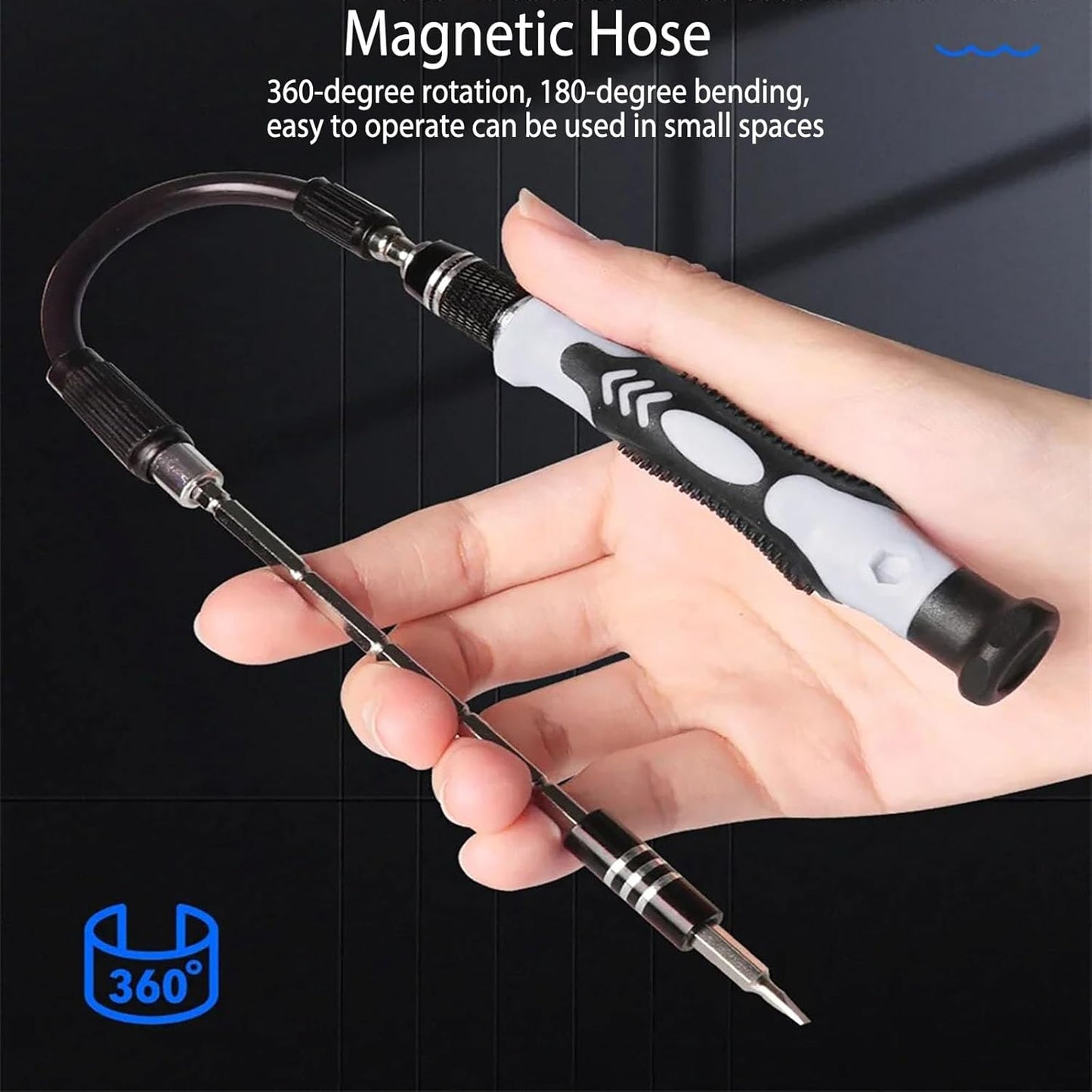 Precision Screwdriver Set, 115 in 1 Set, Professional Repair Tool Kit with Magnetic Driver