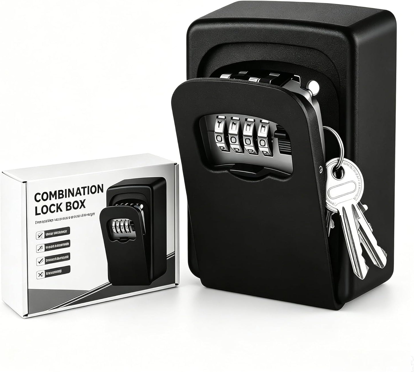 Key Lock Box for Outside - Sturdy and Durable