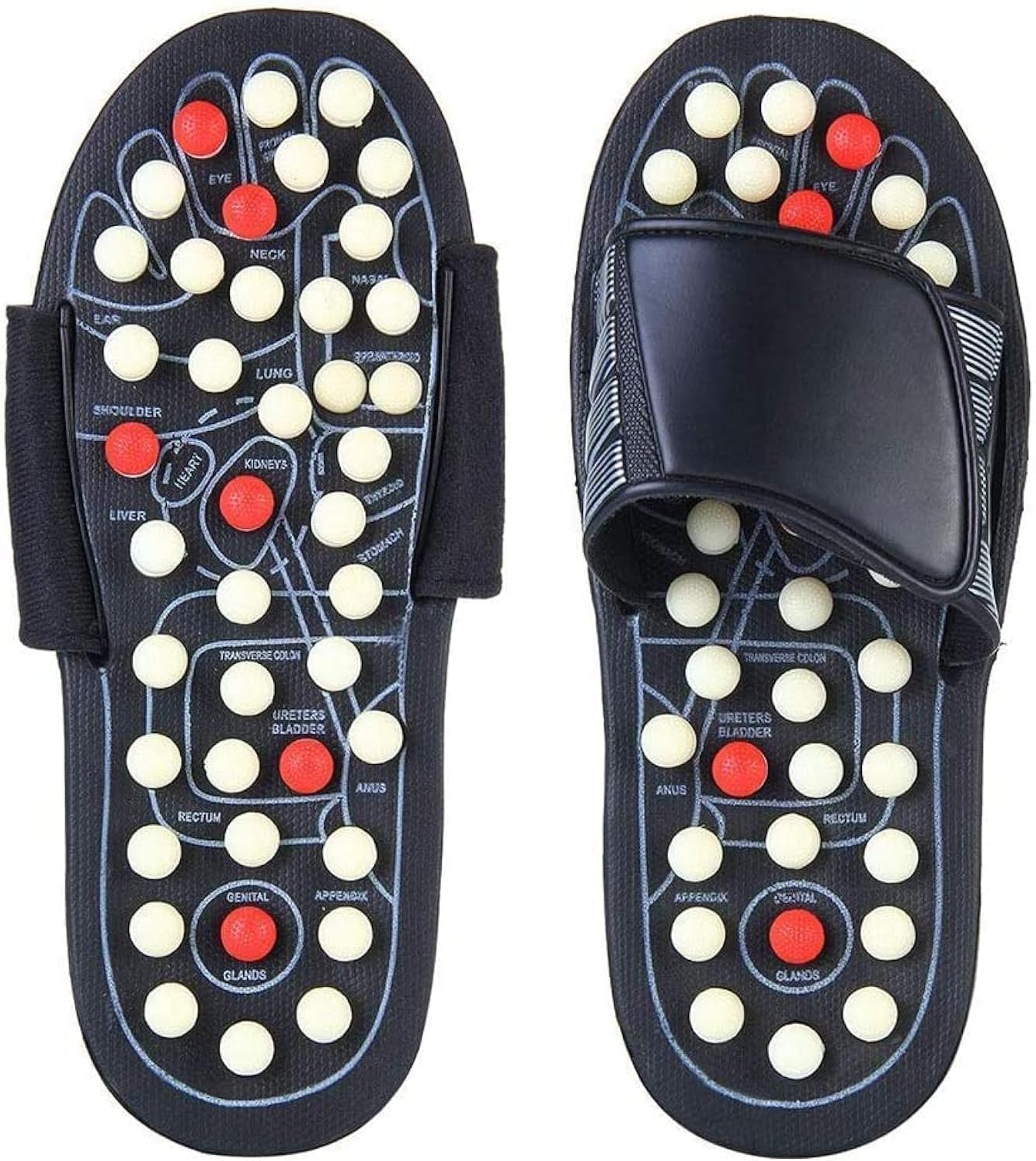 Reflexology Massage Slippers, Acupressure Foot Massager