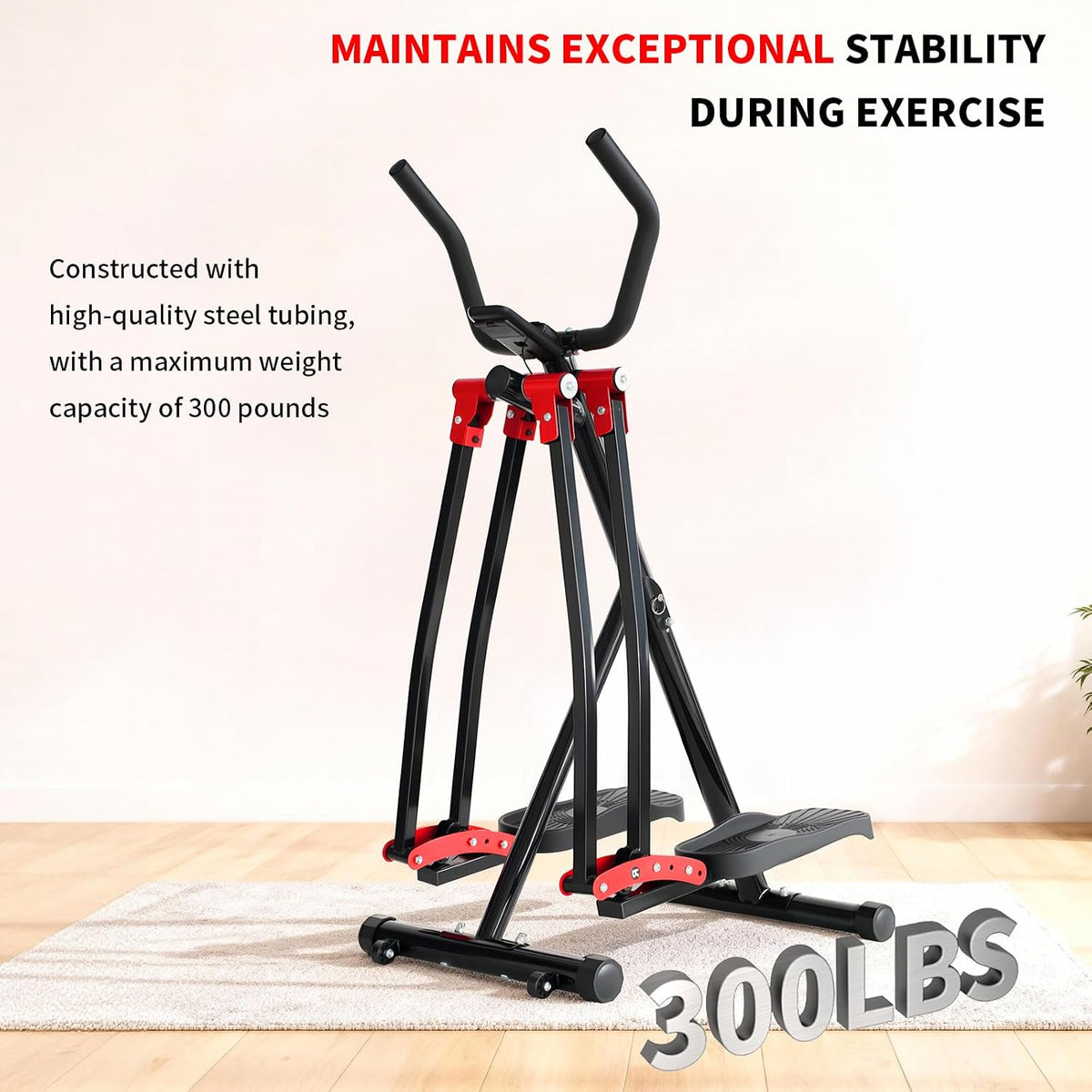 Air Walker Exercise Machine, HOWHAI Space Walker Elliptical Training for Home Gym,