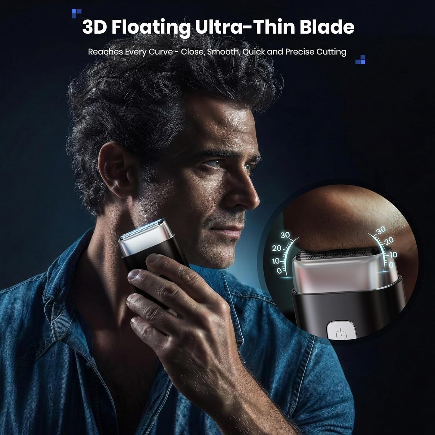 Upgraded 3D Electric Razor for Men