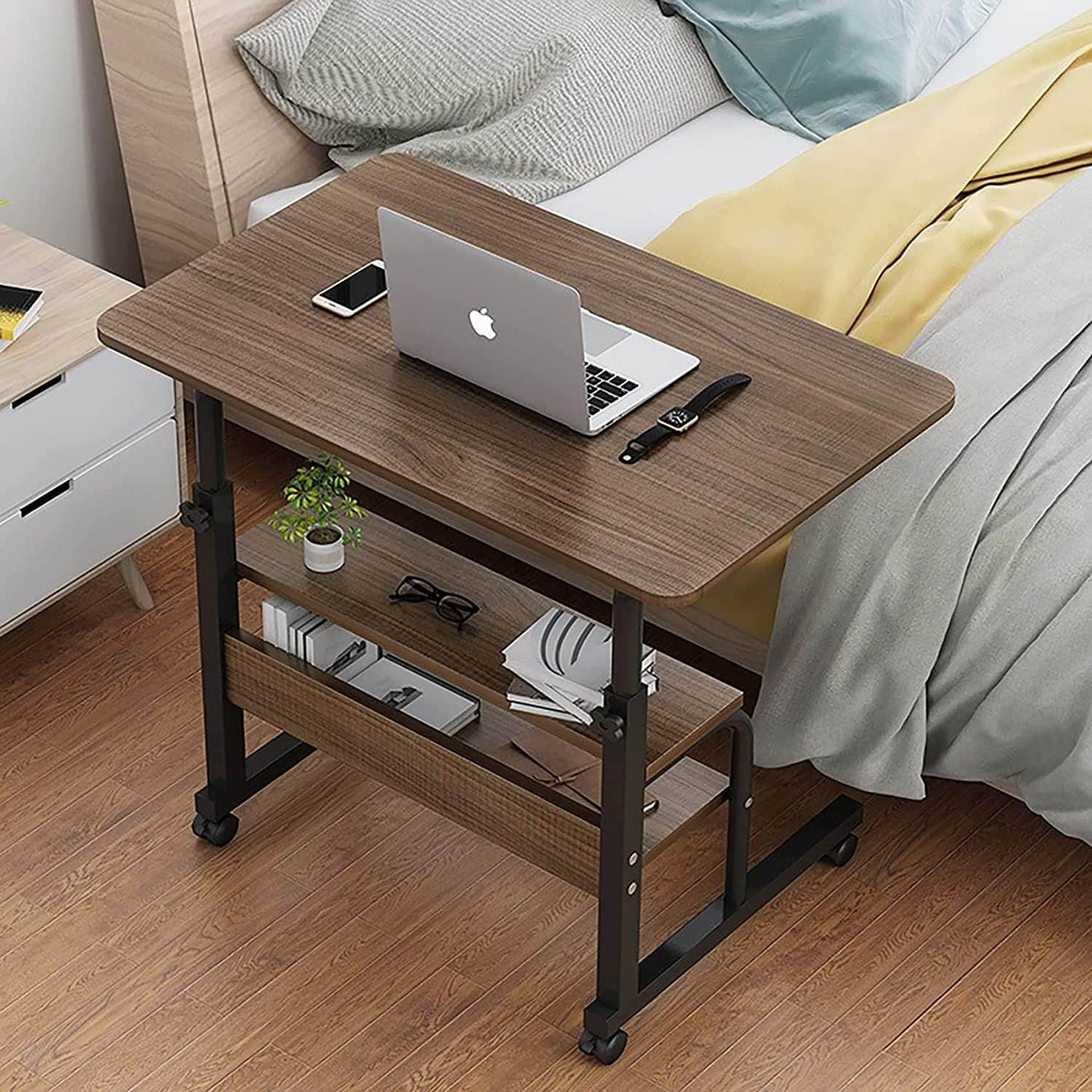 Portable adjustable computer desk
