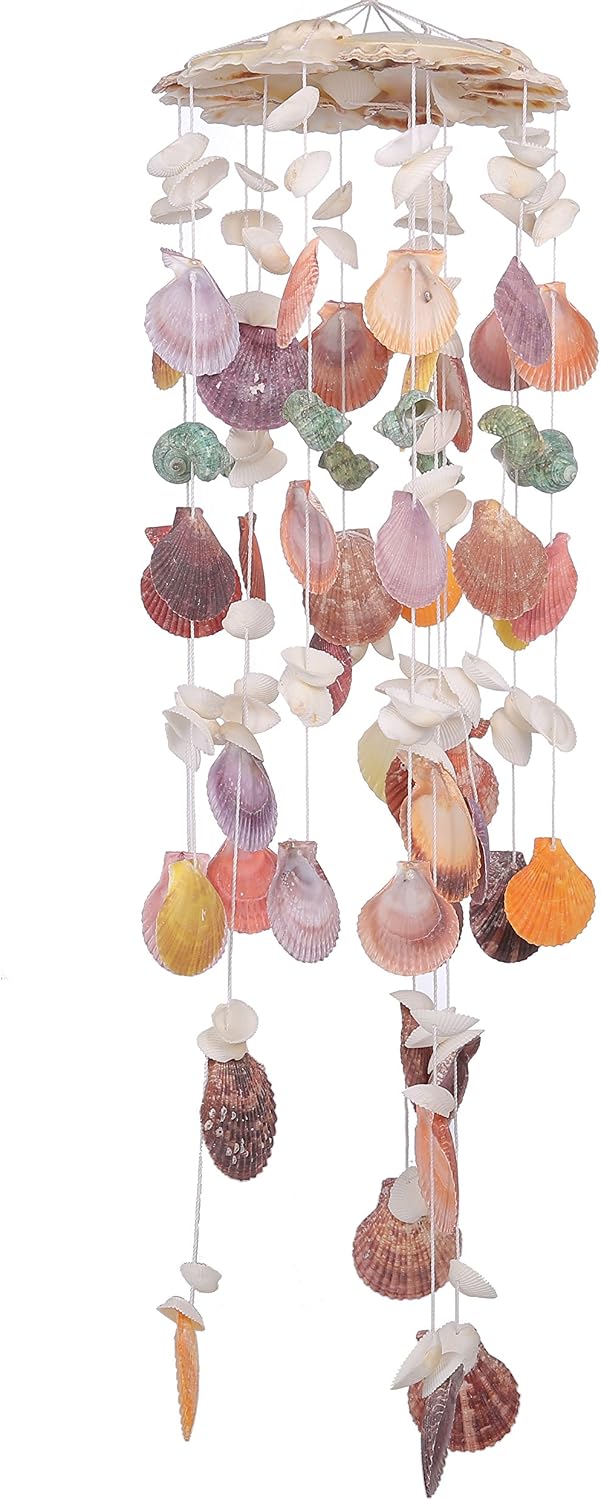Nature's melody seashell Wind Chimes for Outdoor