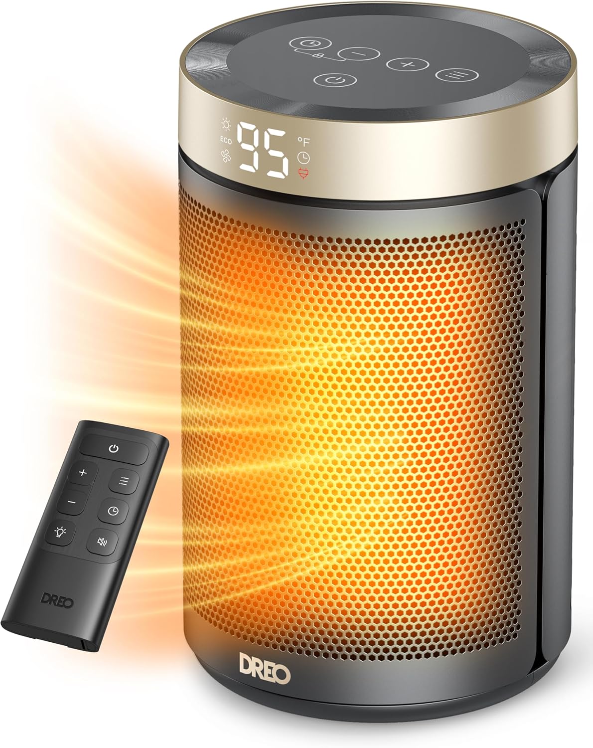 Space Heater, Portable Electric Heaters for Indoor Use with Thermostat