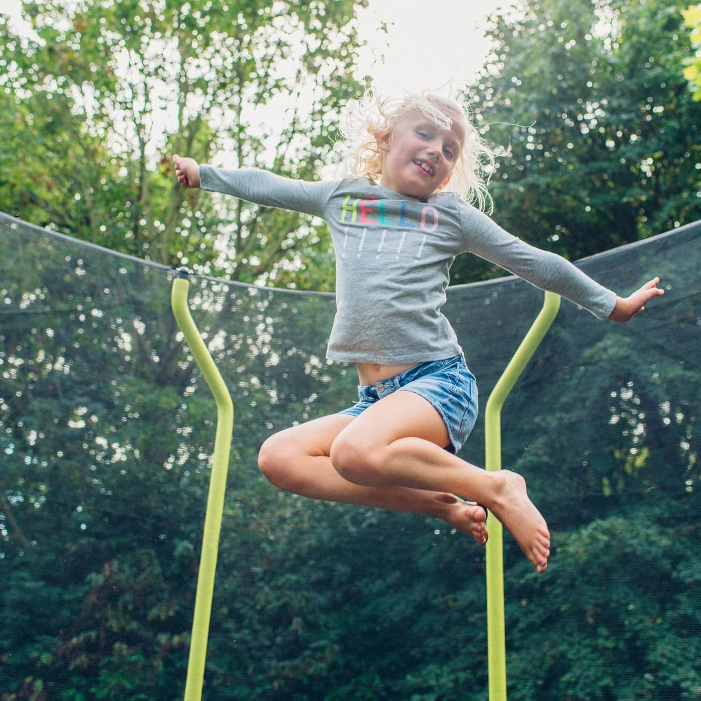 8Ft Wave Springsafe Trampoline & Enclosure
