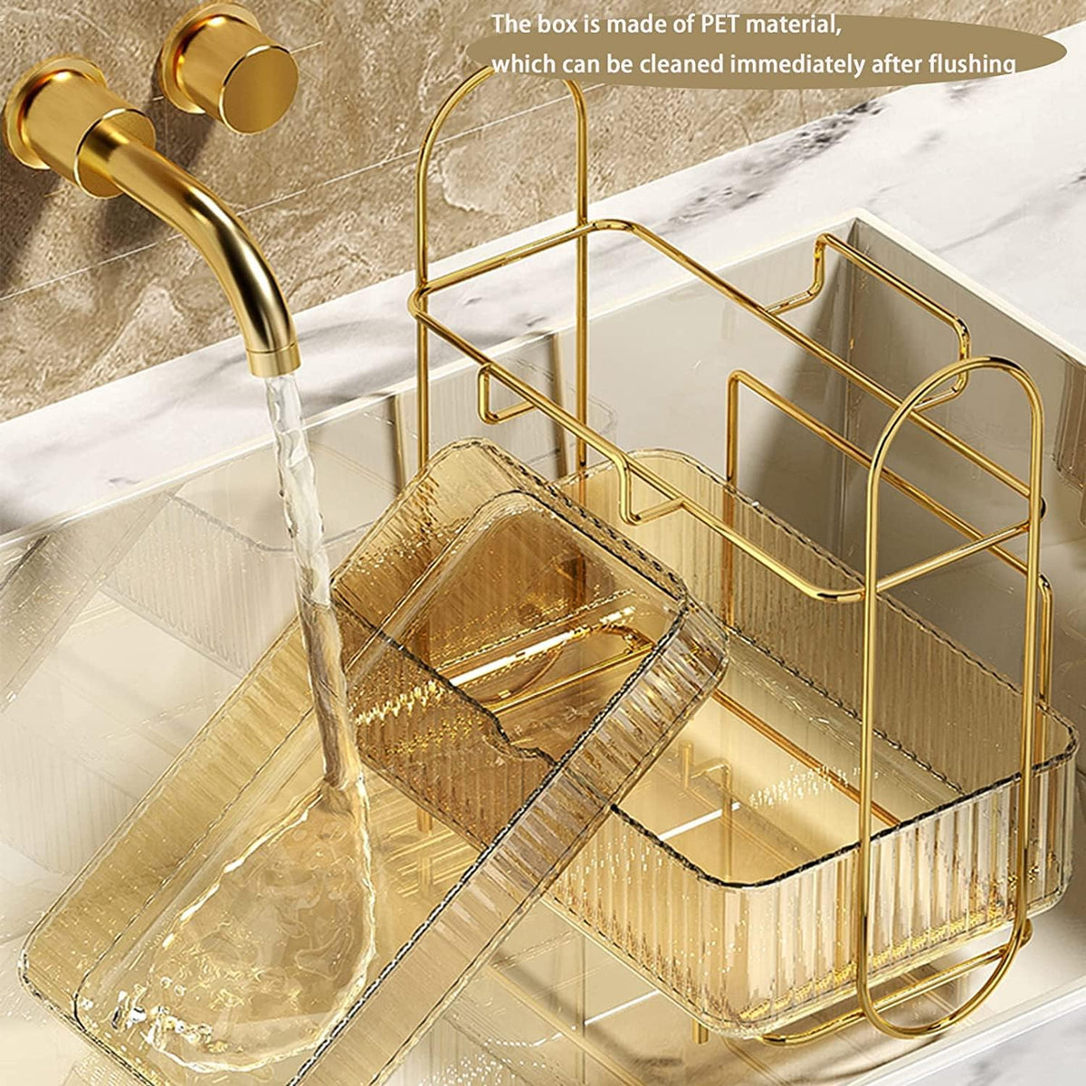 2-Tier Bathroom Organizer Countertop,Vanity Organizer Basket