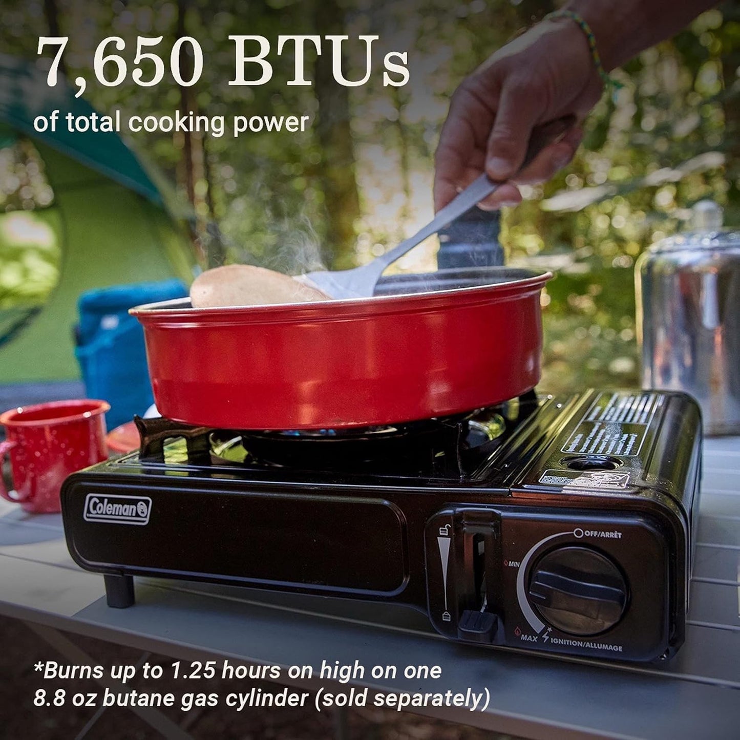 Elite Portable Precision Camping Stove™ + four gas burners