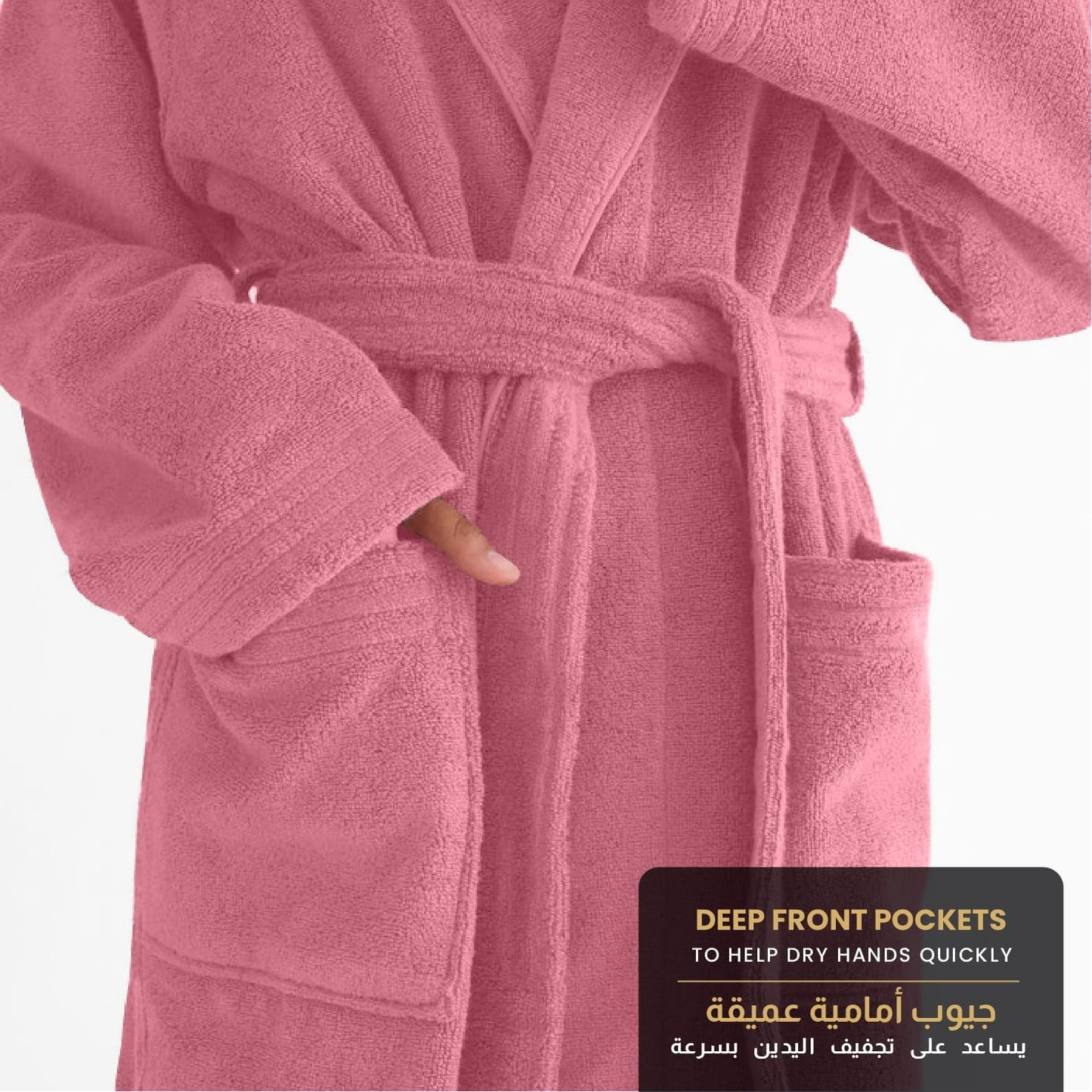 100% Cotton Terry Bath Robe, Men and Women,Soft & Warm Fleece Home Bathrobe ( high quality)