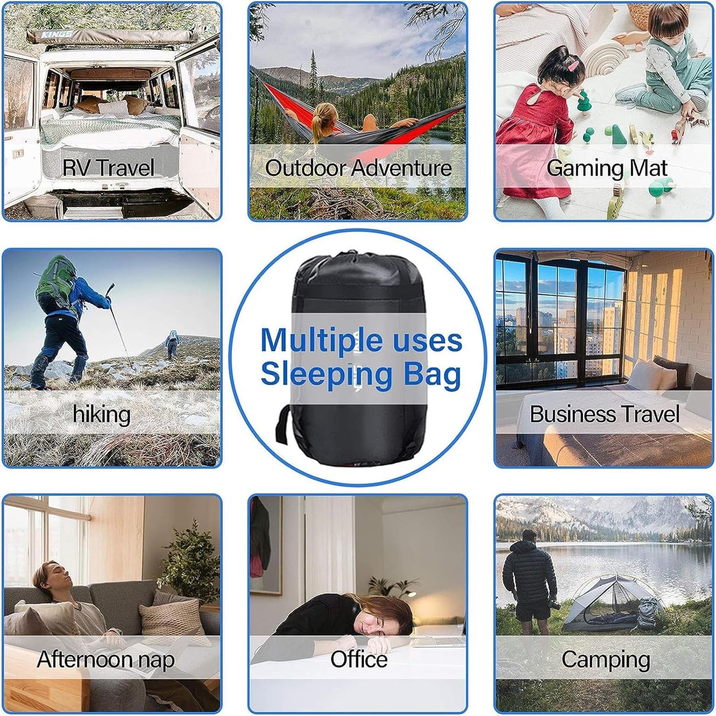 Elite camping Sleeping bag (Heavy Strong material)