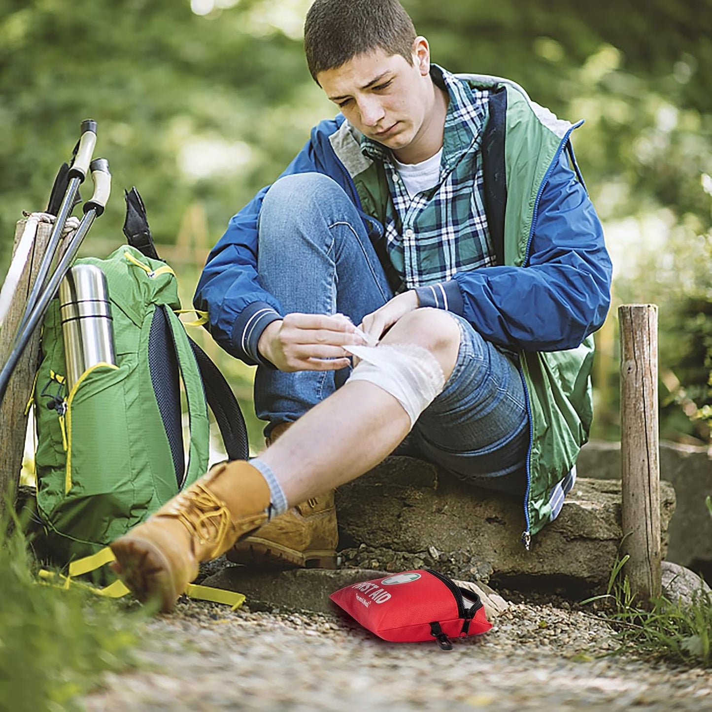 🏕️ Ultimate Survival Kit 100+ Equipments  – Your Tactical Partner for Any Emergency
