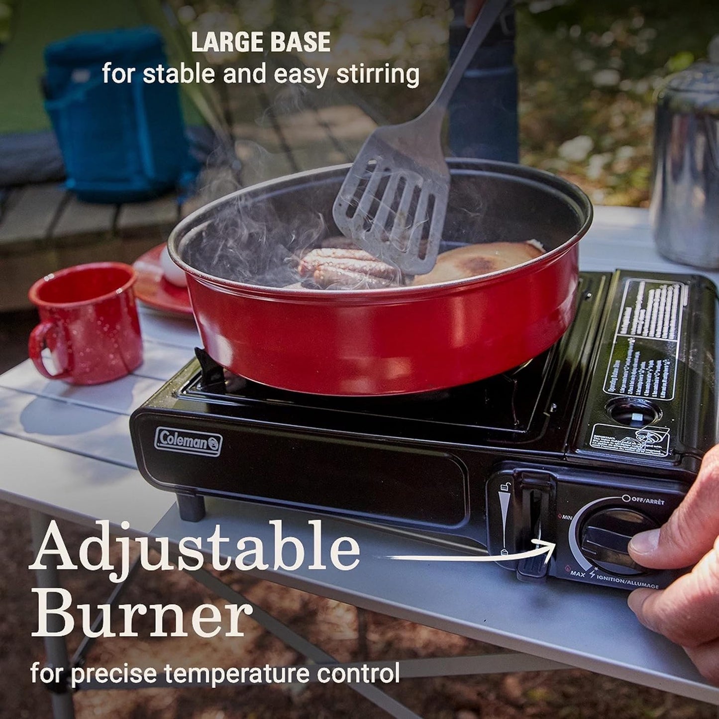 Elite Portable Precision Camping Stove™ + four gas burners