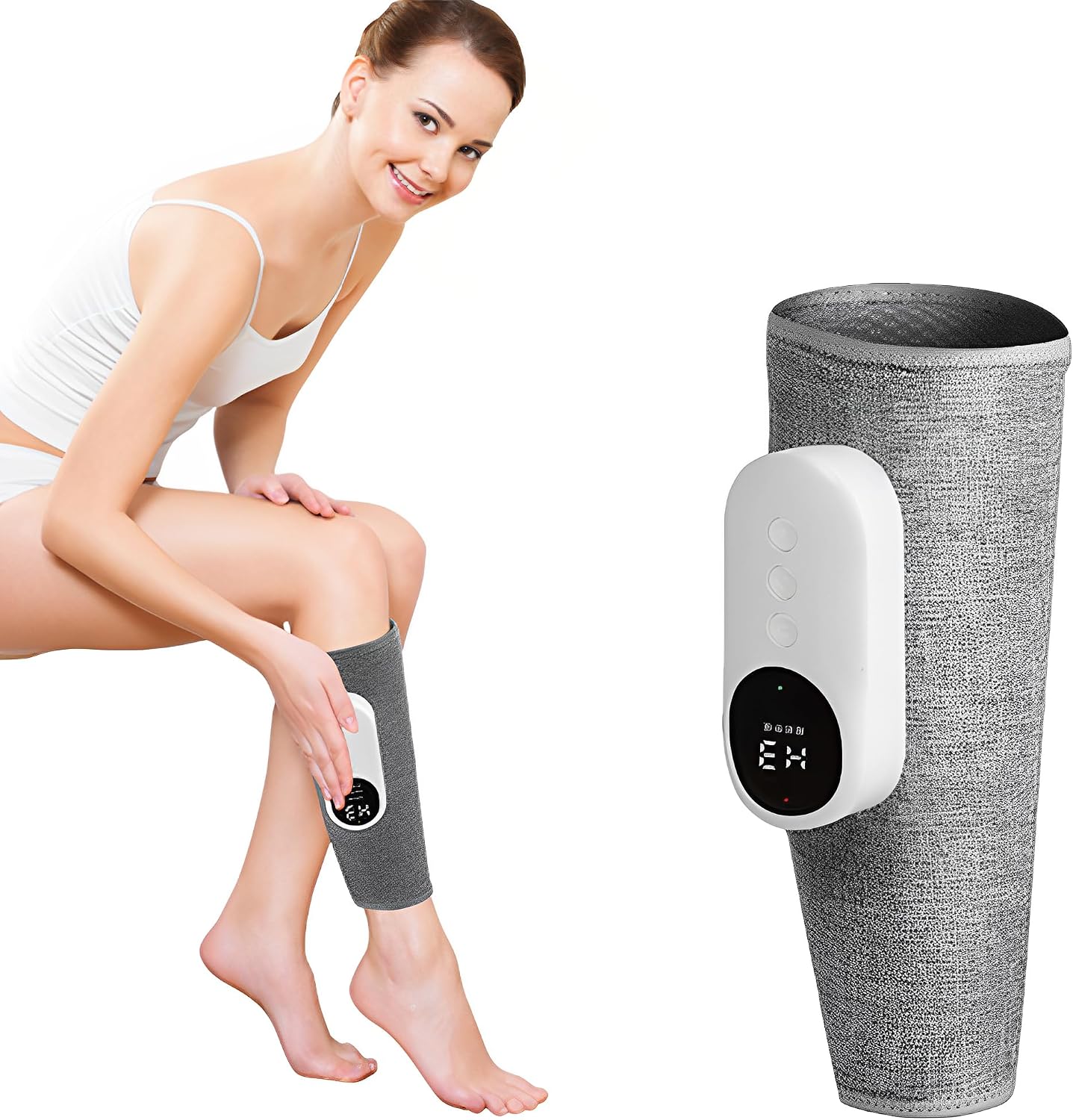 Calf Air Compression Massager for Circulation and Pain Relief, Leg Massager
