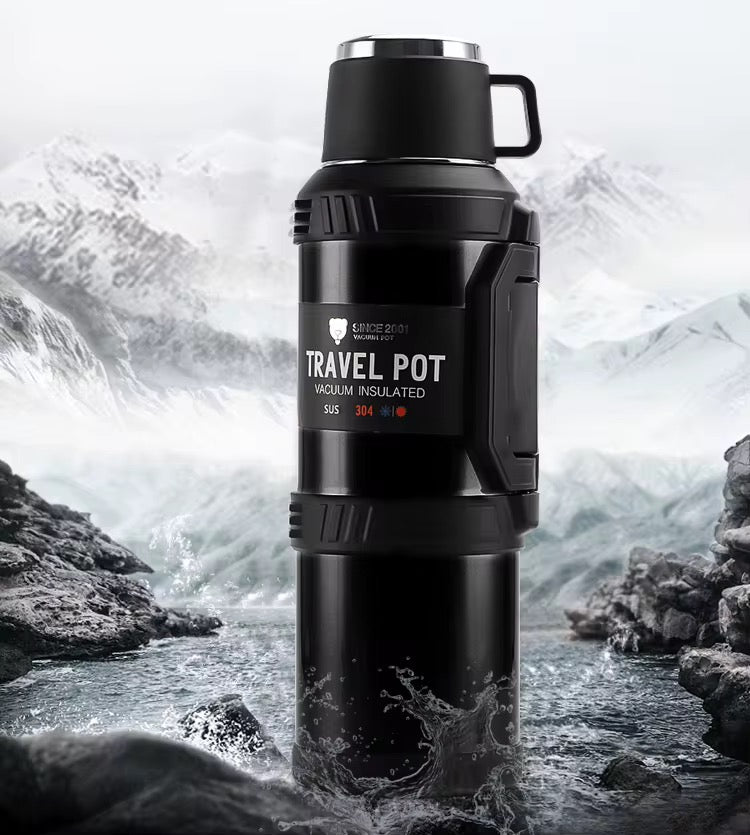 Insulated Travel Pot flask Portable Tea Pot