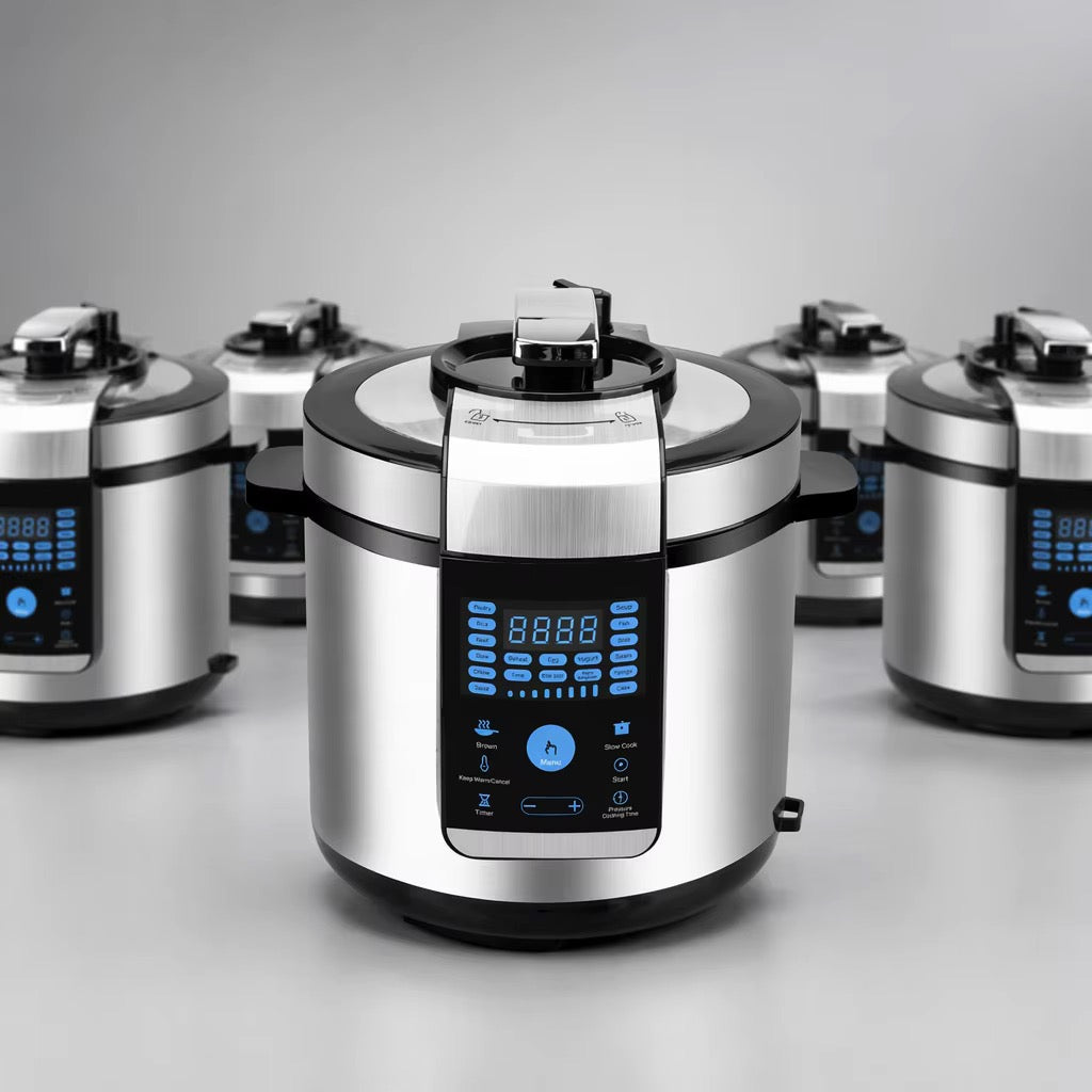 Electric Pressure Cooker with steamer /fry sieve 6Litres