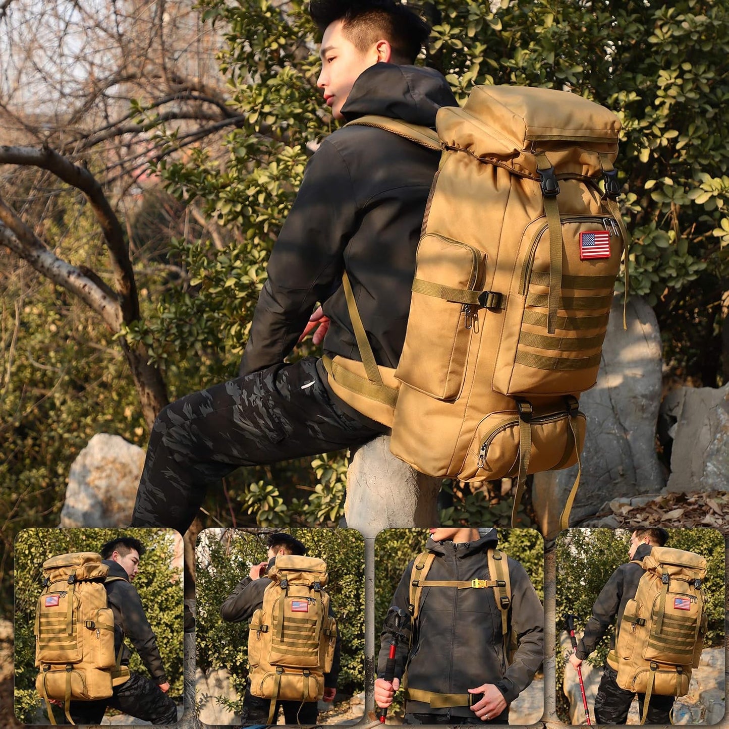 Elite Adventure Ready 70L Hiking Backpack™